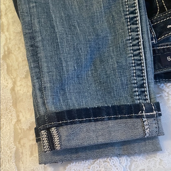 Miss Me Mid Rise Women's Dark Blue Jeans - Picture 15 of 16